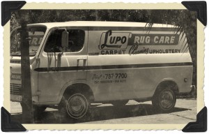 Lupo Rug Care Carpet Cleaning van